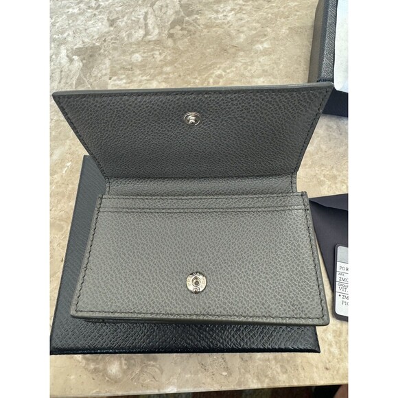 Prada Portacarte Di Cred Micro Vitello Leather Wallet Card Holder NWT - Picture 4 of 14